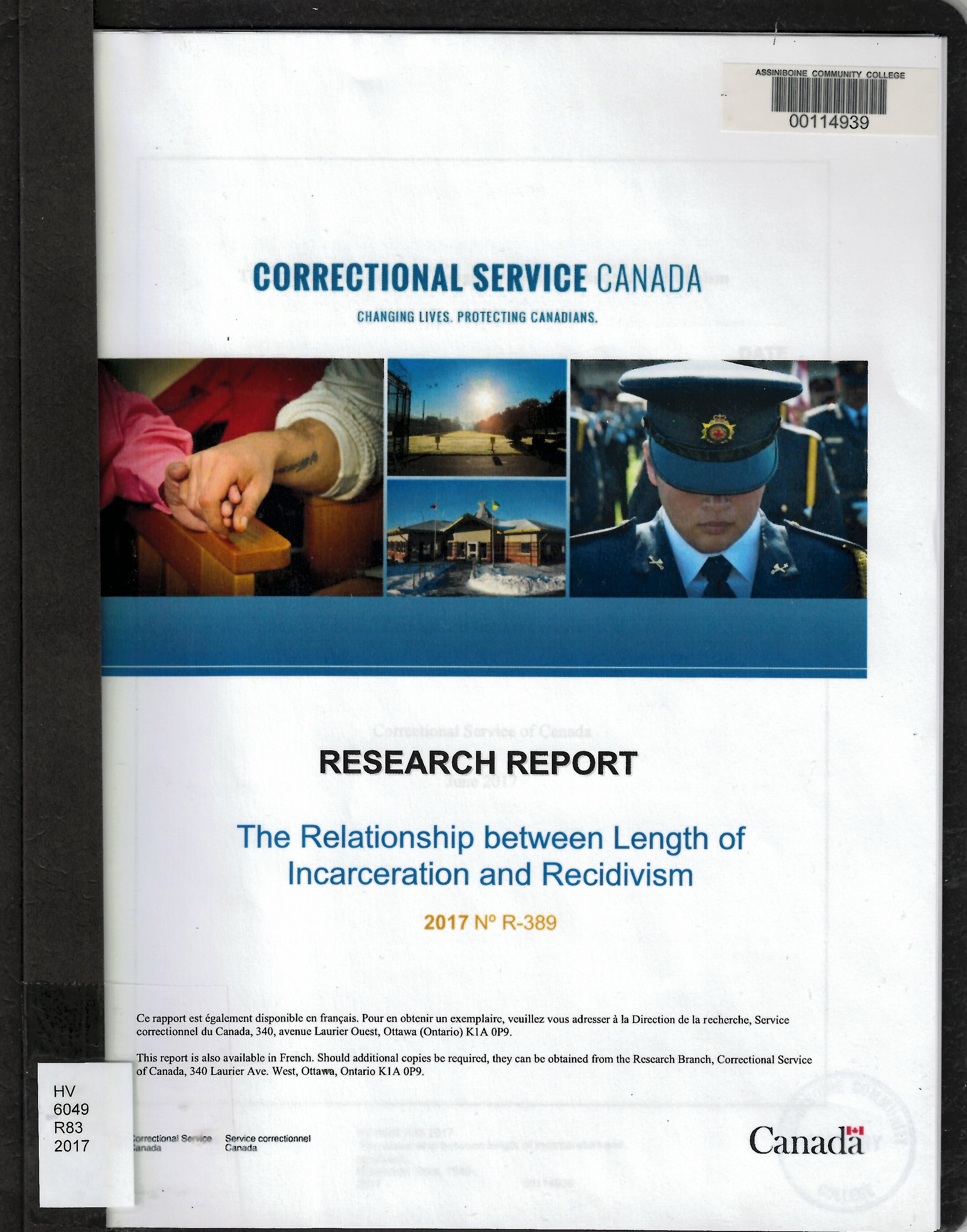 The relationship between length of incarceration and recidivism