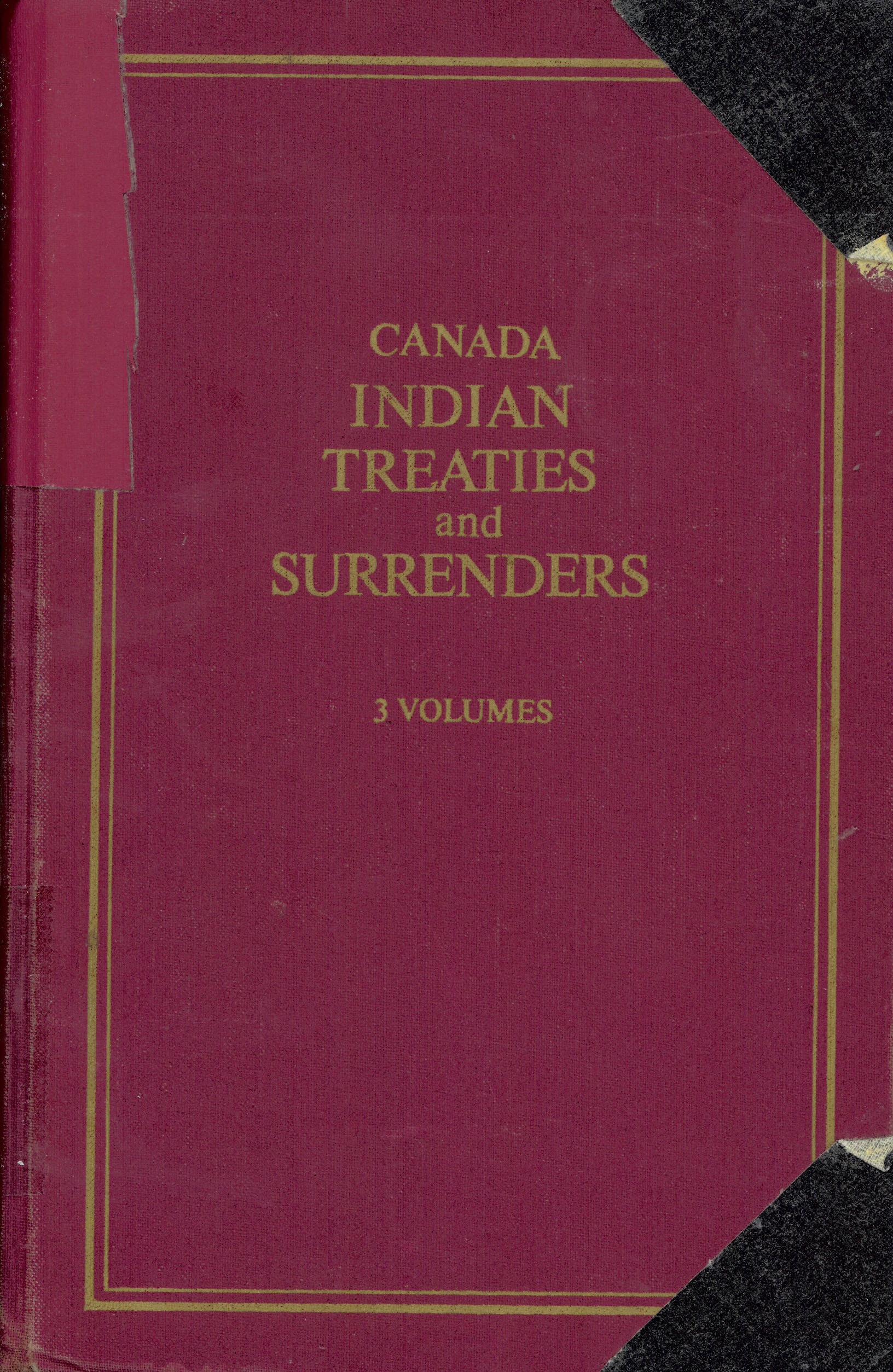 Indian treaties and surrenders