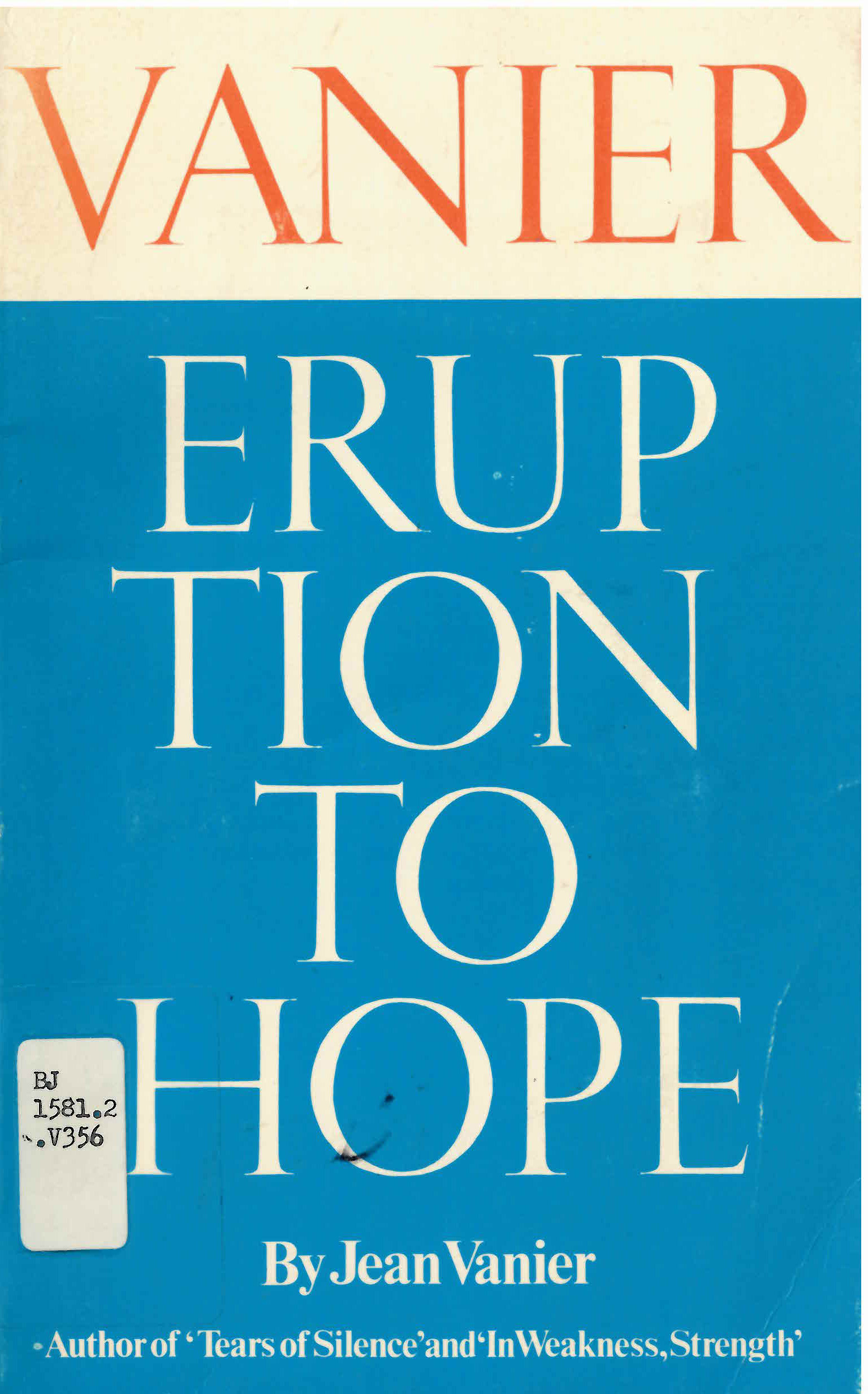 Eruption to hope