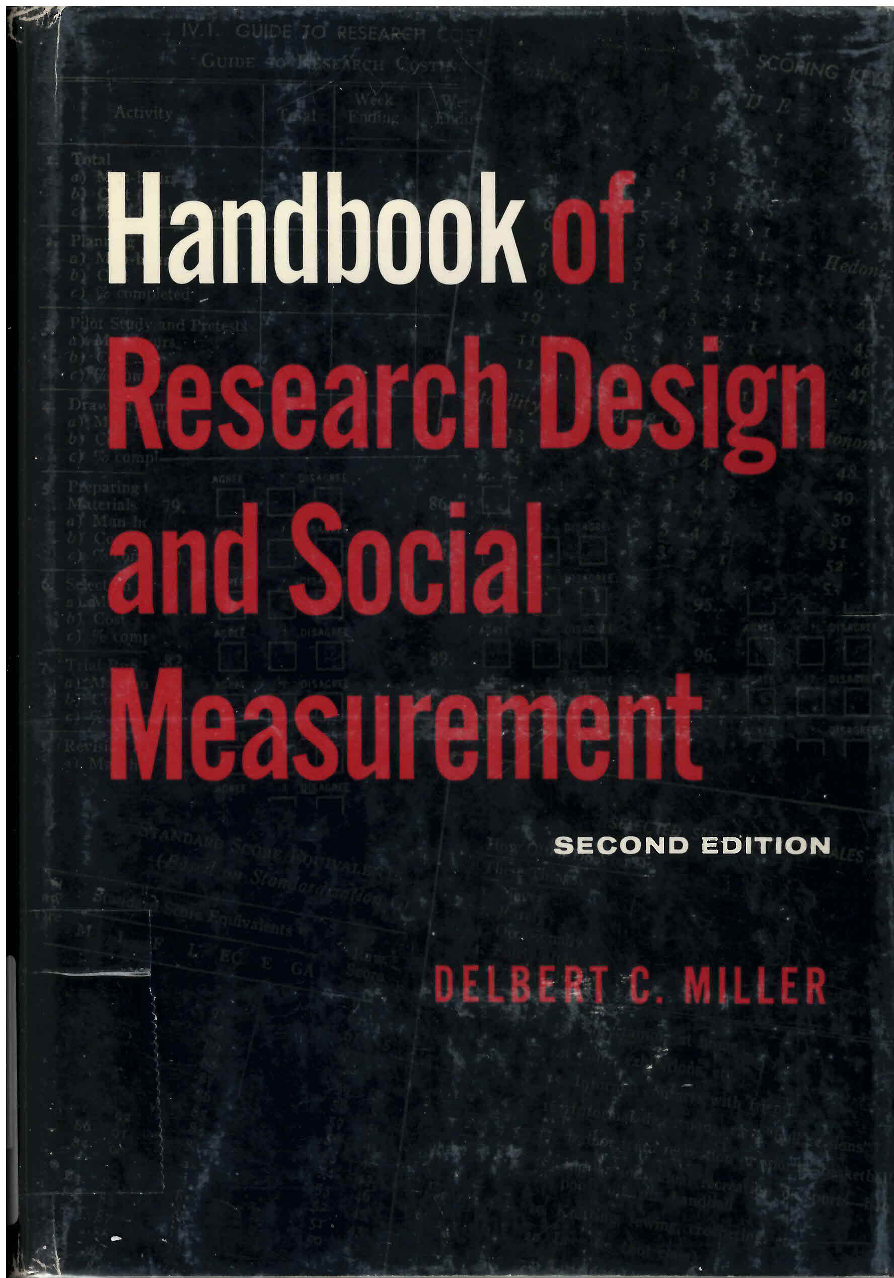 Handbook of research design and social measurement