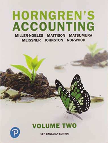 Horngren's accounting. Volume two /