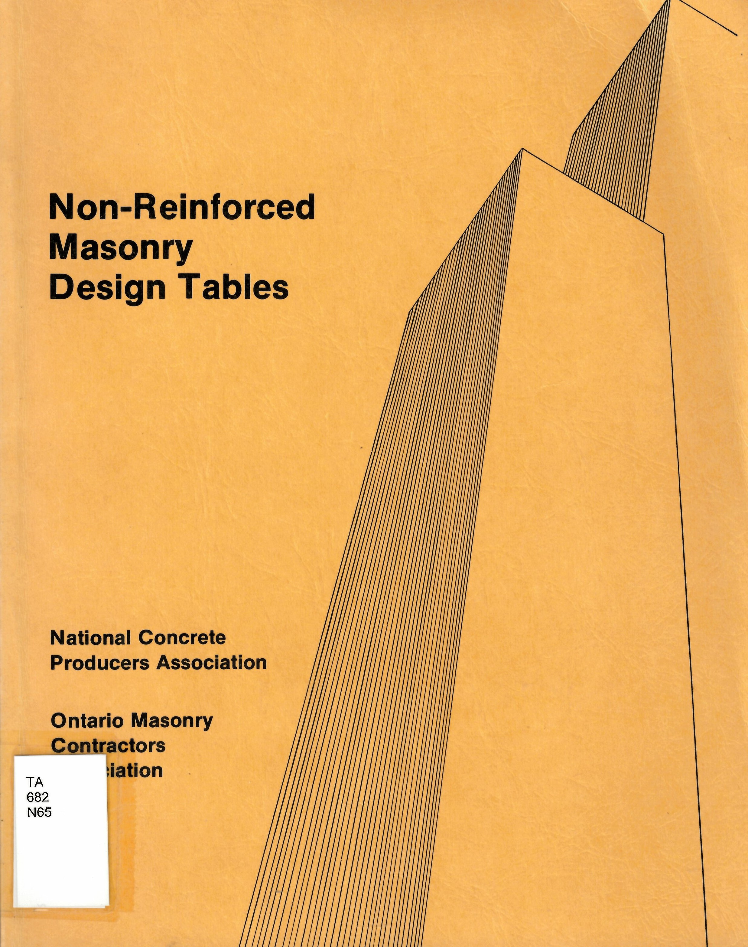 Non-reinforced masonry design tables