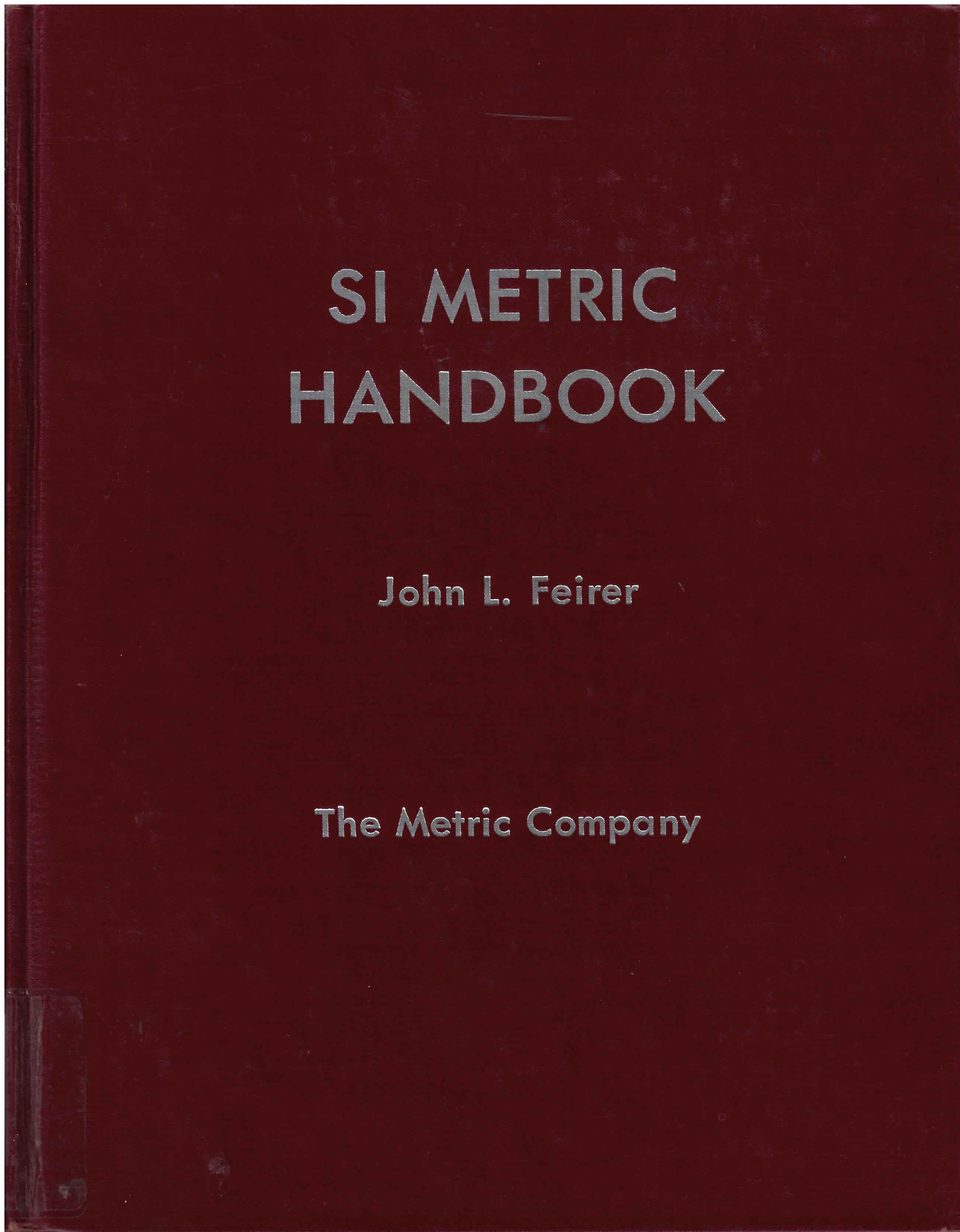 SI metric handbook