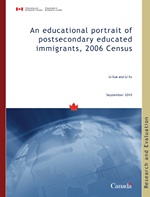 An educational portrait of postsecondary educated immigrants, 2006 Census