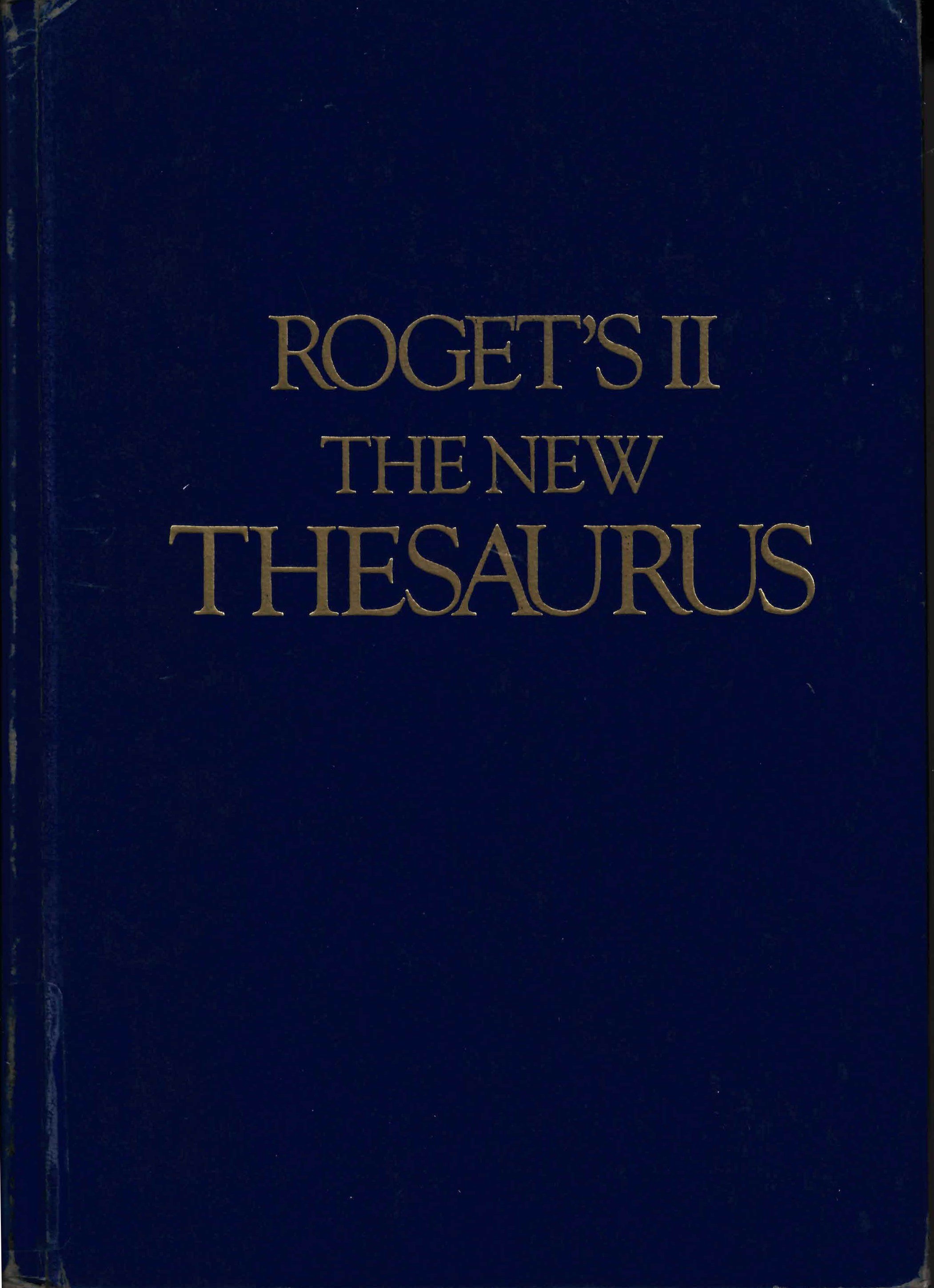 Roget's II: the new thesaurus /