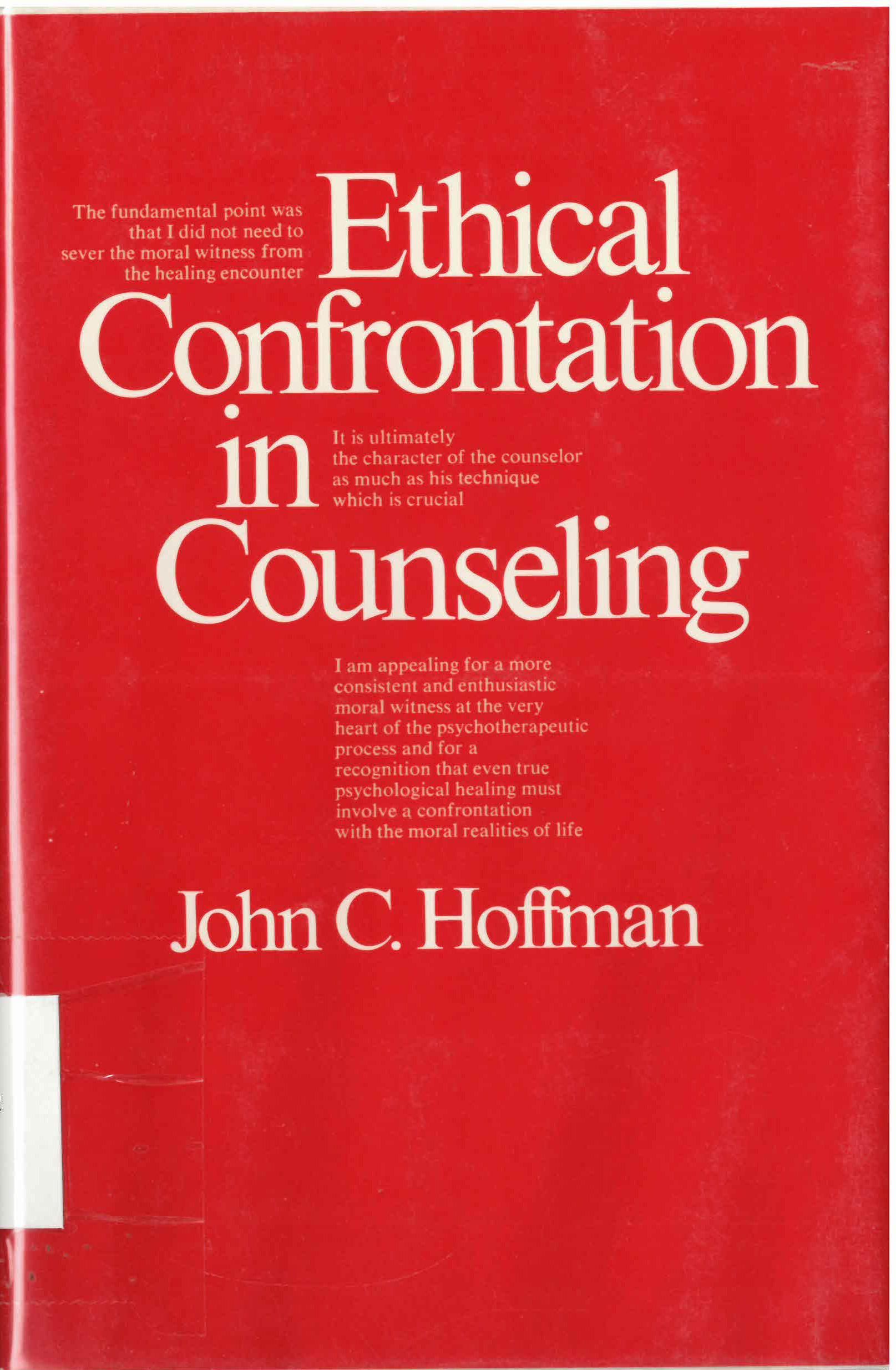 Ethical confrontation in counseling