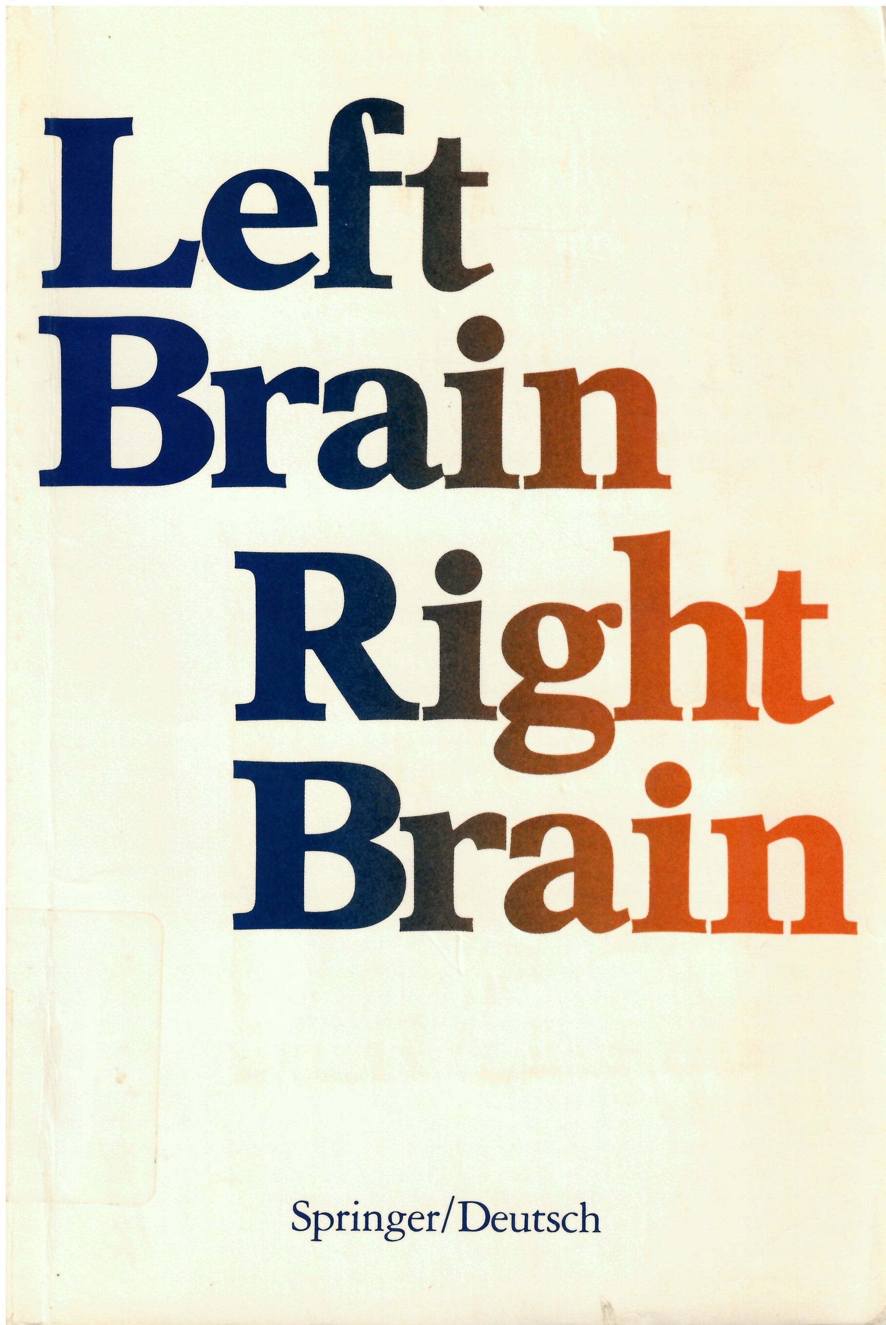 Left brain, right brain