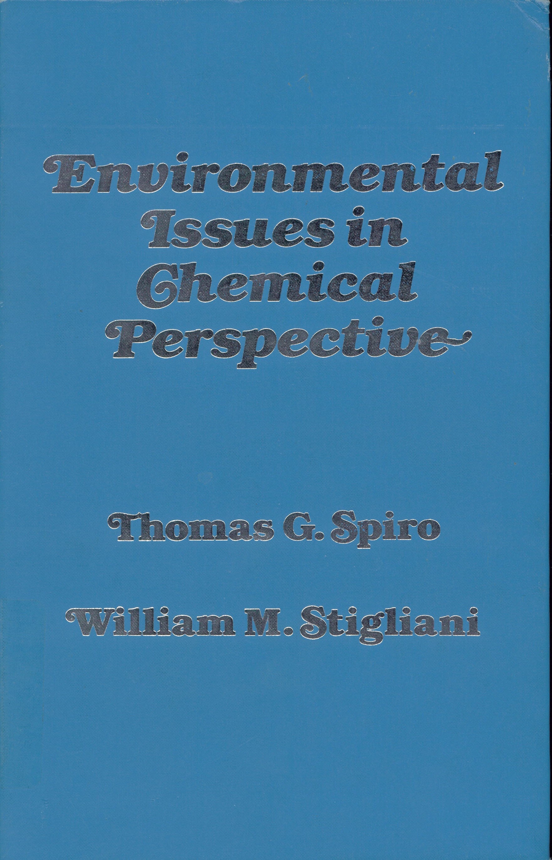 Environmental issues in chemical perspective