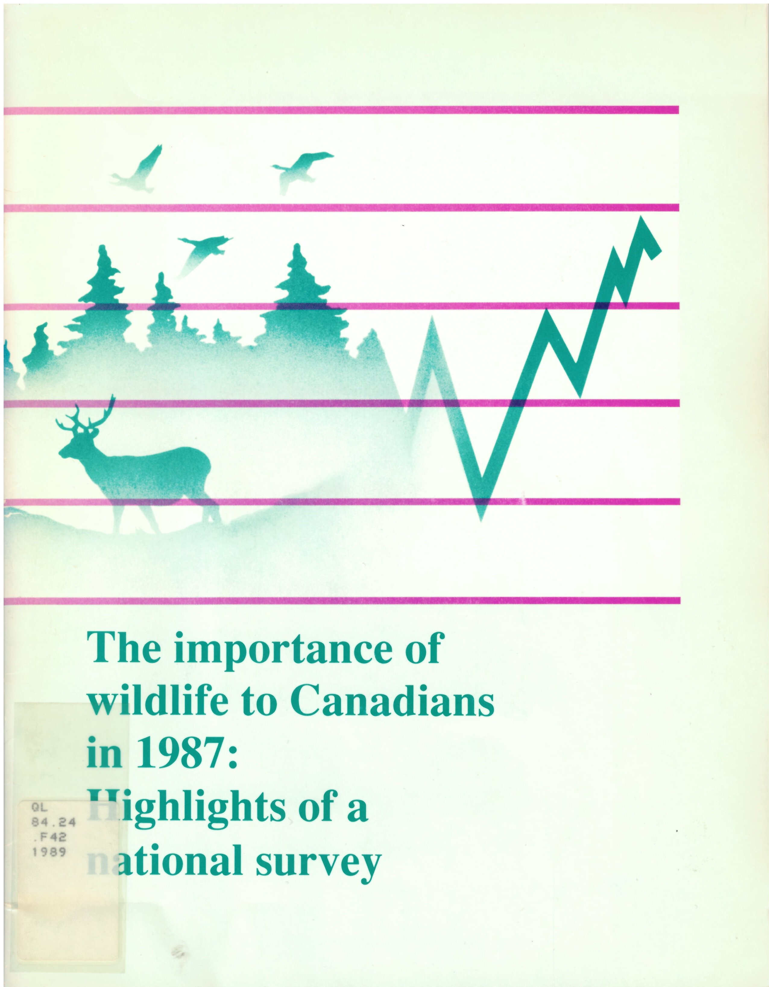 Importance of wildlife to Canadians in 1987 : highlights  of a national survey