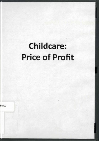 Childcare : price of profit