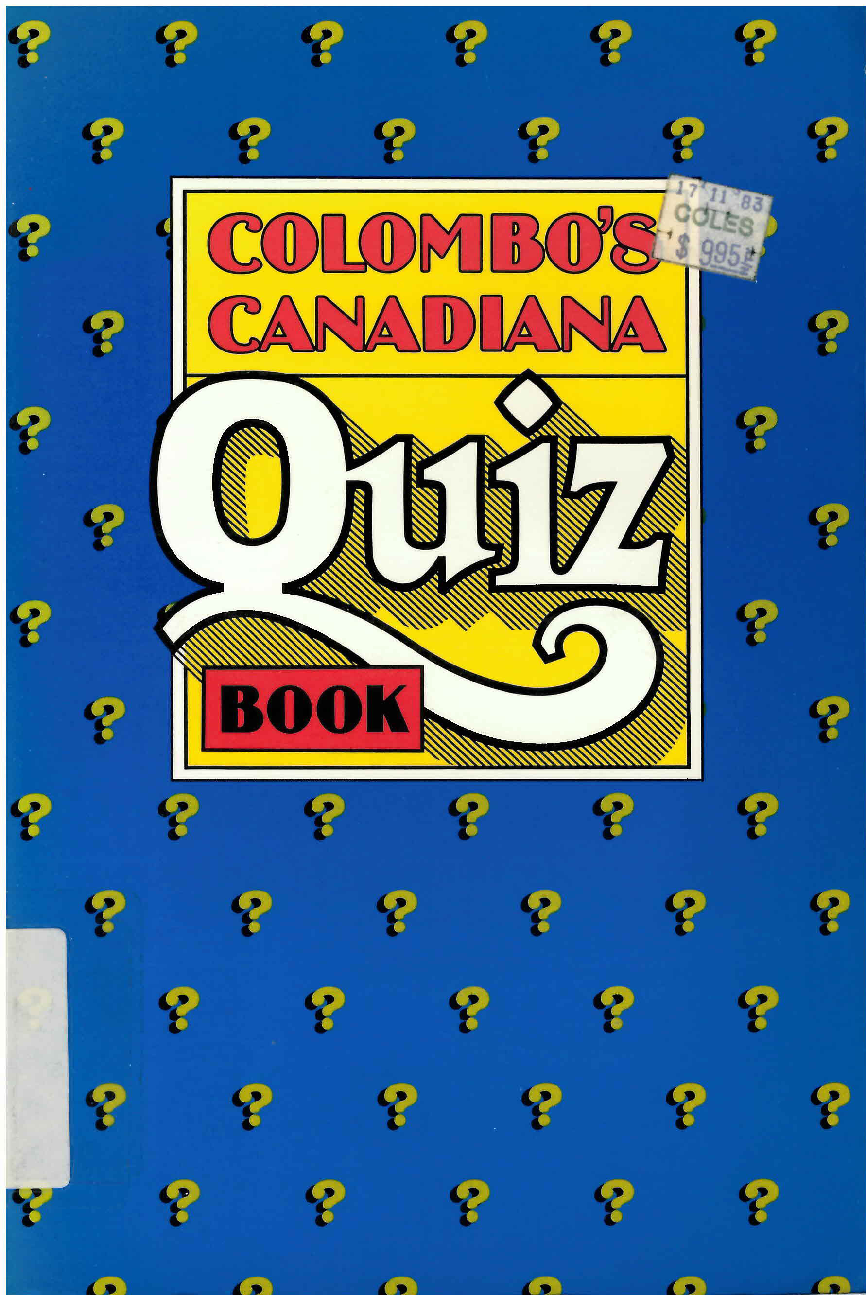 Colombo's Canadiana quiz book